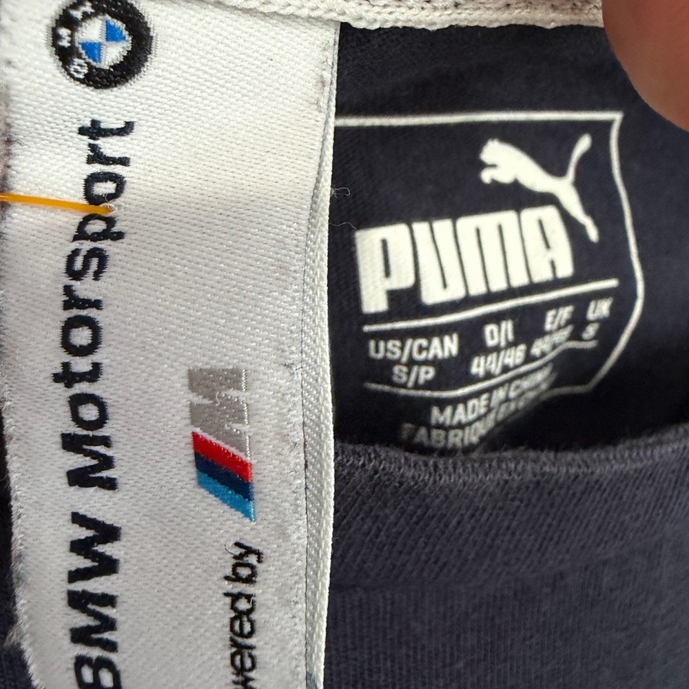 Puma BMW Motorsport Matching Set Shirt + Joggers Men’s Small - Picture 9 of 14